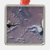 Space Shuttle Endeavour 20 Ornament Aus Metall (Vorne)