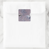 Space Shuttle Endeavour 20 Quadratischer Aufkleber (Tasche)