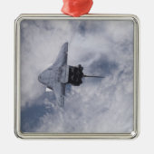 Space Shuttle Endeavour 21 Silbernes Ornament (Vorne)