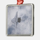 Space Shuttle Endeavour 21 Silbernes Ornament (Links)