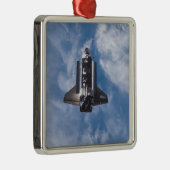 Space Shuttle Endeavour 22 Silbernes Ornament (Rechts)