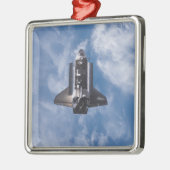 Space Shuttle Endeavour 22 Silbernes Ornament (Links)