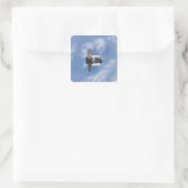 Space Shuttle Endeavour 26 Quadratischer Aufkleber (Tasche)
