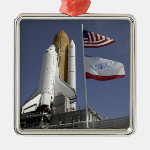 Space Shuttle Endeavour 2 Ornament Aus Metall
