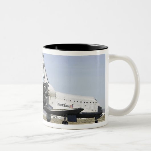 Space Shuttle Endeavour 4 Zweifarbige Tasse (Rechts)