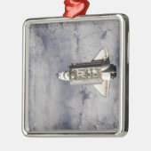 Space Shuttle Endeavour 6 Silbernes Ornament (Links)