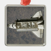 Space Shuttle Endeavour 7 Silbernes Ornament (Vorne)