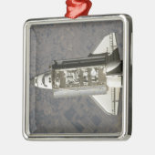 Space Shuttle Endeavour 7 Silbernes Ornament (Links)