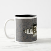 Space Shuttle Endeavour 7 Zweifarbige Tasse (Links)