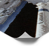 Space Shuttle Endeavour an ISS angeschlossen Poster (Ecke)