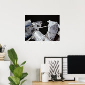 Space Shuttle Endeavour an ISS angeschlossen Poster (Heimbüro)