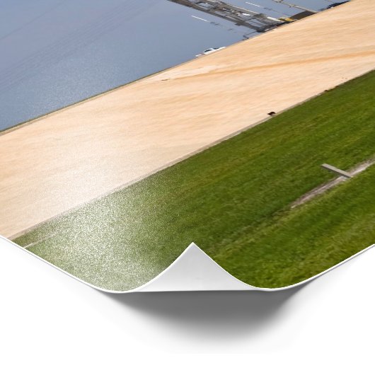 Space Shuttle Endeavour auf der Ladestation Fotodruck (Ecke)