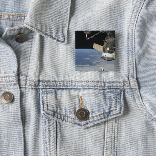 Space Shuttle Endeavour, ein Sojus-Raumschiff Button (Beispiel)