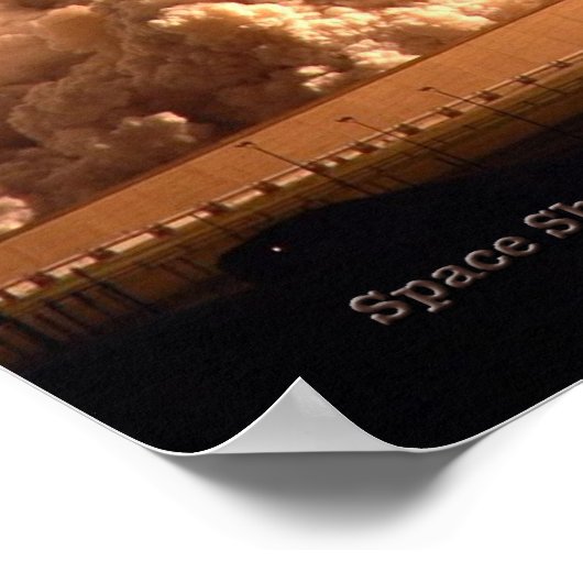 Space Shuttle Endeavour Final Launch Poster Print (Ecke)