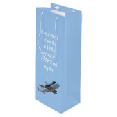 Space Shuttle Endeavour Foto Geschenktüte Für Weinflaschen (Vorderseite Schrägansicht)