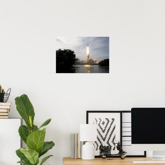 Space Shuttle Endeavour hebt 2 Poster (Heimbüro)