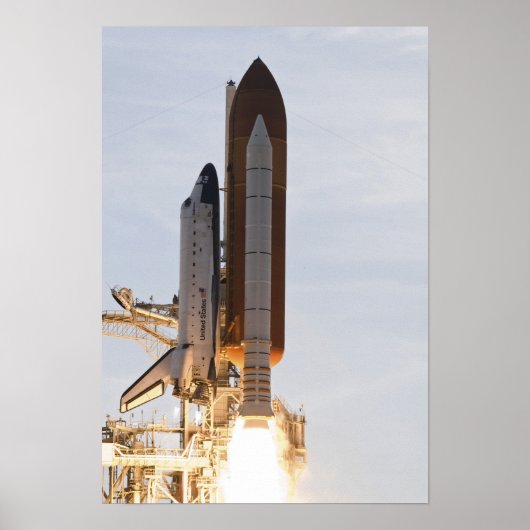 Space Shuttle Endeavour hebt 2 Poster (Vorne)