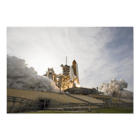 Space Shuttle Endeavour hebt 3 Fotodruck (Vorne)