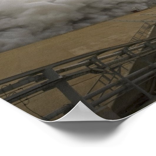 Space Shuttle Endeavour hebt 3 Poster (Ecke)