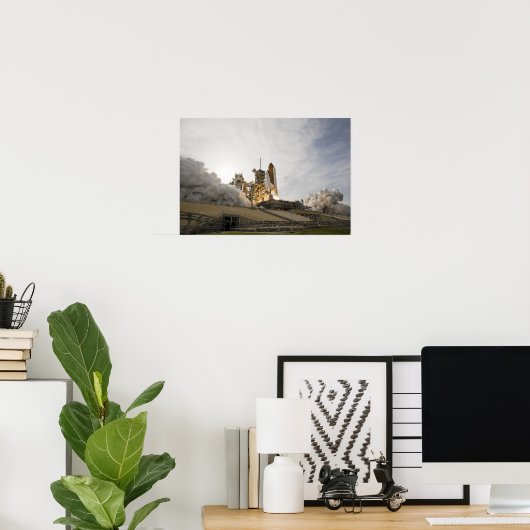 Space Shuttle Endeavour hebt 3 Poster (Heimbüro)