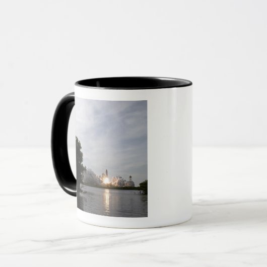 Space Shuttle Endeavour hebt 3 Tasse (Vorderseite Links)