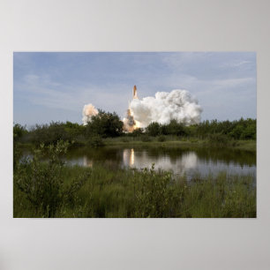 Space Shuttle Endeavour hebt 4 Poster