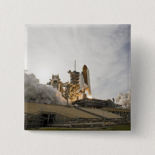 Space Shuttle Endeavour hebt 5 Button (Vorderseite)