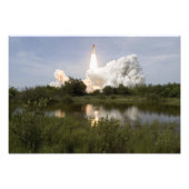 Space Shuttle Endeavour hebt 5 Fotodruck (Vorne)