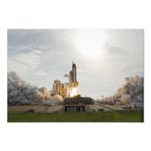 Space Shuttle Endeavour hebt 6 Fotodruck (Vorne)