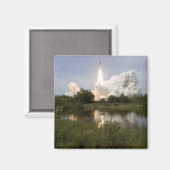 Space Shuttle Endeavour hebt 7 Magnet (Vorderseite/Rückseite)