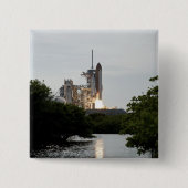 Space Shuttle Endeavour hebt ab Button (Vorderseite)