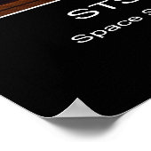 Space Shuttle Endeavour Lift-off STS-108 Poster (Ecke)