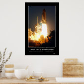 Space Shuttle Endeavour Lift-off STS-108 Poster (Küche)