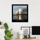 Space Shuttle Endeavour Lift-off STS - 69 Poster (Heimbüro)