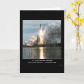 Space Shuttle Endeavour Liftoff STS-69 Karte (Gelbe Blume)