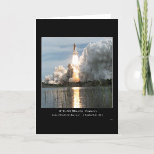 Space Shuttle Endeavour Liftoff STS-69 Karte