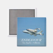 Space Shuttle Endeavour Magnet! Magnet (Vorderseite/Rückseite)