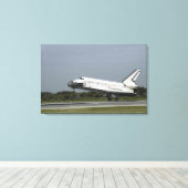Space Shuttle Endeavour Touchs nach unten Leinwanddruck (Insitu (Holzboden))