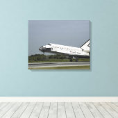 Space Shuttle Endeavour Touchs nach unten Leinwanddruck (Insitu (Holzboden))