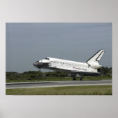Space Shuttle Endeavour Touchs nach unten Poster (Vorne)
