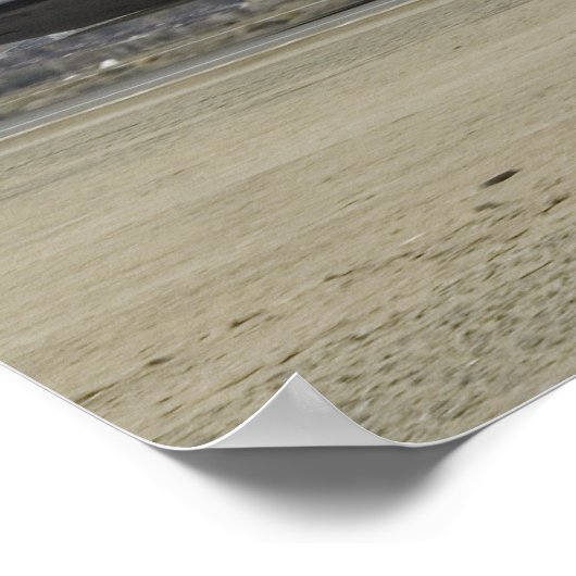 Space Shuttle Endevor's Hauptfahrwerk Poster (Ecke)