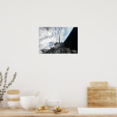 Space Shuttle Endevor's Nutzlastschacht 2 Poster (Küche)