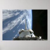 Space Shuttle Endevor's Nutzlastschacht Poster (Vorne)
