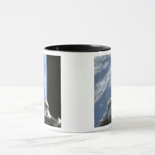 Space Shuttle Endevor's Nutzlastschacht Tasse (Zentrum)