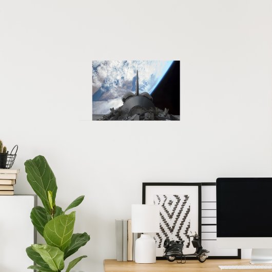 Space Shuttle Endevor's Payload Bay 3 Poster (Heimbüro)