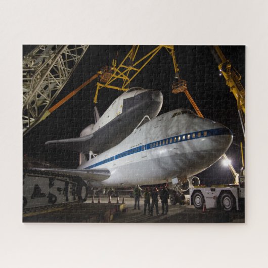 Space Shuttle Enterprise auf 747 Puzzle (Horizontal)