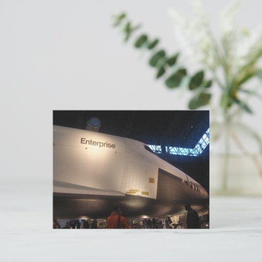 Space Shuttle Enterprise Postkarte (Stehend Vorderseite)