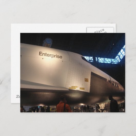 Space Shuttle Enterprise Postkarte (Vorne/Hinten)