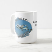 Space Shuttle Final Flight Tasse! Kaffeetasse (Vorderseite Links)