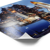 Space Shuttle-Foto Fotodruck (Ecke)